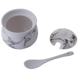 Marble Bamboo Canisters Apart